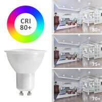 LED-Strahler McShine MS-60dimm 6W, 510lm, 3000K, warmwei&szlig;, dimmbar