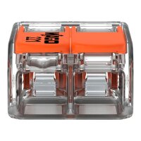 Compact-Verbindungsklemme WAGO, f&uuml;r alle Leiterarten, 4mm&sup2;, max. 85&deg;C
