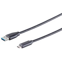 USB Kabel, 3.1 C-Stecker - 3.0 A-Stecker, 0,5m