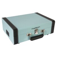 Nostalgie Schallplattenkoffer MADISON MAD-RETROCASE-BLU, Bluetooth, USB, blau