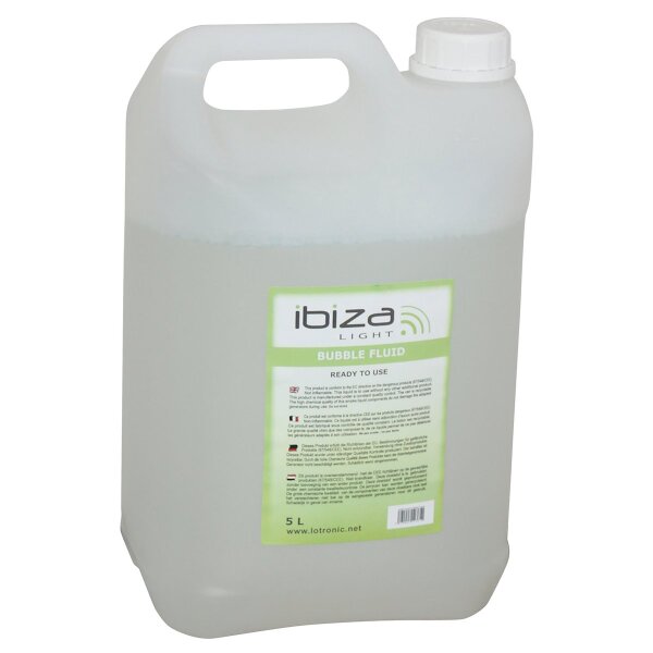Seifenblasenfluid IBIZA BLUBBLE5L, 5-Liter-Kanister, ungiftig, ohne R&uuml;ckst&auml;nde