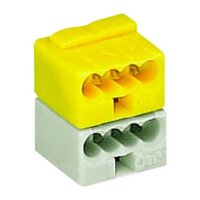 4-Leiter-Buchsenklemme WAGO, &Oslash;0,8mm, 8...