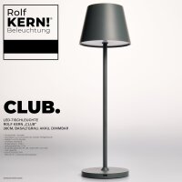 LED-Tischleuchte ROLF KERN &bdquo;Club&ldquo; 38cm,...