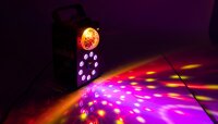 Nebelmaschine mit Lichteffekten IBIZA FOGGY-ASTRO 700W, inkl. Fernbedienung