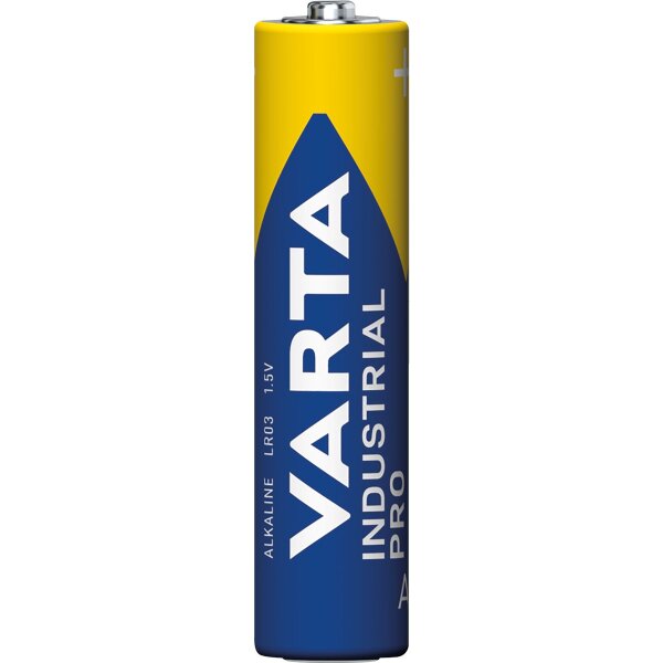 Batterie Alkaline, VARTA, Micro, AAA, LR03, 1.5V, Industrial Pro, Tray (40-Pack)