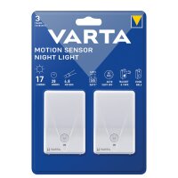 LED Bewegungsmelder, VARTA, Nachtlicht, 17lm, Twin Pack,...