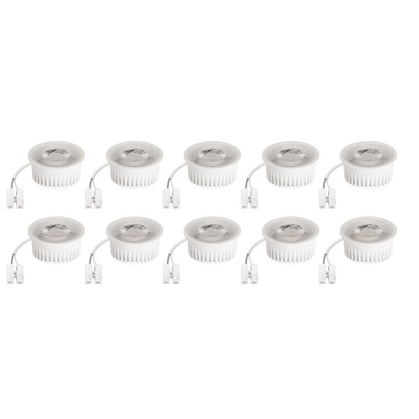 LED-Modul McShine MCOB, 5W, 400lm,  230V, 50x25mm, 3000K, dimmbar, 10er-Pack