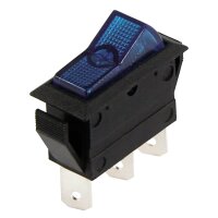 Kfz-Schalter McPower, 3-polig, 12V-250V/20A, blau,...