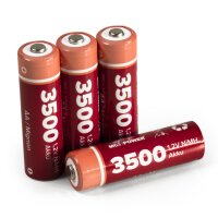 Mignon-Akku McPower 1,2V, 3500, NiMH, Typ AA, 4er-Pack