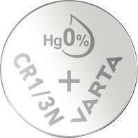 Lithium-Knopfzelle VARTA Photo, CR1/3n, CR11108, 170mAh,...