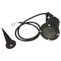 Gartenleuchte McShine GL-35, 1m Kabel, Erdspie&szlig;, GU10-Fassung