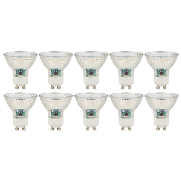 LED-Strahler McShine SP50-10, GU10, 5W, 400 lm, warmwei&szlig;, 10er-Pack