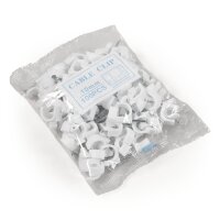 Kabelschelle McPower, 10mm, 100er-Pack, wei&szlig;
