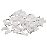 Kabelschelle McPower, 10mm, 100er-Pack, wei&szlig;
