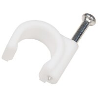 Kabelschelle McPower, 10mm, 100er-Pack, wei&szlig;