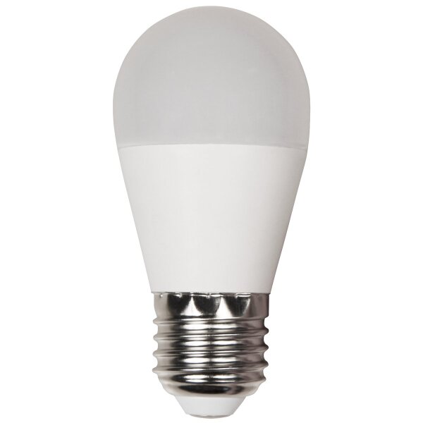 LED Tropfenlampe McShine, E27, 7W, 600lm, 160&deg;, 3000K, warmwei&szlig;, &Oslash;45x88mm