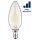 LED Filament Kerzenlampe McShine Filed, E14, 4W, 470lm, warmwei&szlig;, step-dimmbar