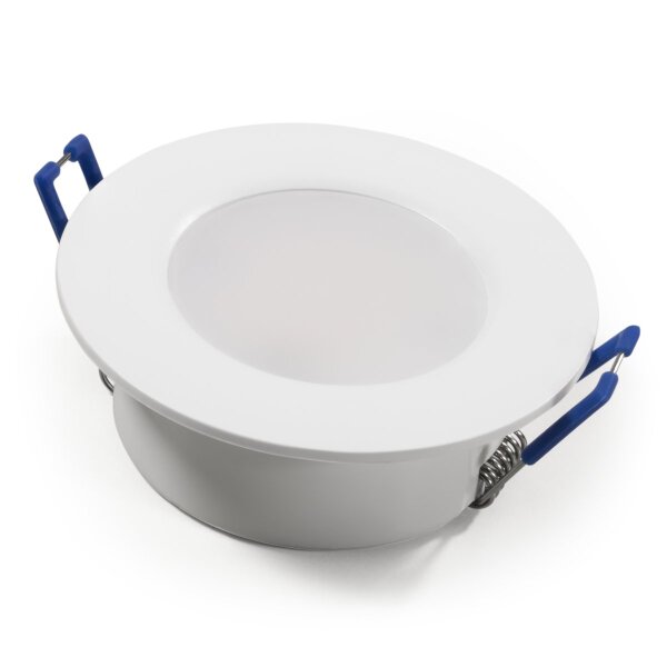 LED-Einbauleuchte McShine EL-500 5W, 400lm, IP44, &Oslash;85x30mm, 2700K