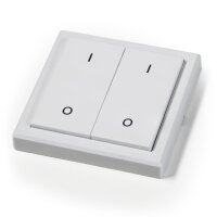 Funk-Wandtaster McPower Comfort max. 70m, Aufputz, 2-Kanal