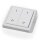 Funk-Wandtaster McPower Comfort max. 70m, Aufputz, 2-Kanal