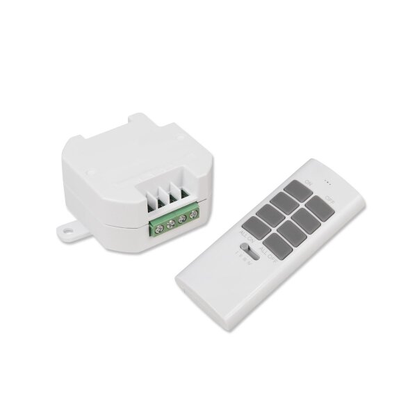 Funk-Schalter Set McPower Comfort Empf&auml;nger + Fernbedienung, max. 2000W