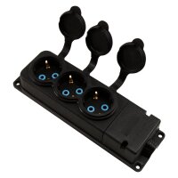 Verteiler-Steckdosenleiste 3fach, IP44