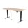 Schreibtisch imstande, Gestell business-b + Platte 120x60cm Powder