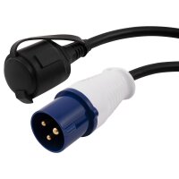 CEE-Stecker auf Schutzkontakt-Kupplung, McPower, 0,35m...