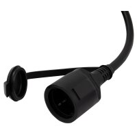 CEE-Stecker auf Schutzkontakt-Kupplung, McPower, 0,35m H07RNG 3G2,5, 230V, IP44