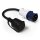 CEE-Stecker auf Schutzkontakt-Kupplung, McPower, 0,35m H07RNG 3G2,5, 230V, IP44