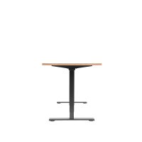 Schreibtisch imstande, Gestell business-b + Platte 120x60cm HPL Platinwei&szlig;