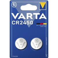 Lithium-Knopfzelle VARTA Electronics CR2450, 3V, 2er-Pack