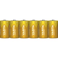 Baby-Batterie VARTA Longlife, Alkaline, Typ C, LR14,...