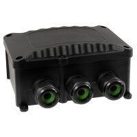 Abzweigdose McPower, IP68 - f&uuml;r Au&szlig;en, 1 Ein- und 3 Ausg&auml;nge, 129x119x56mm