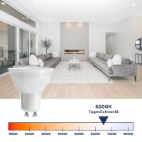 LED-Strahler McShine MS-60-10 GU10, 6W, 510lm, 6500K, tageslichtwei&szlig;,10er-Pack