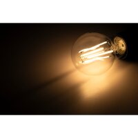 LED Filament Gl&uuml;hlampe McShine Filed, 3000K, E27, 2,3W, 485lm, 230V, warmwei&szlig;