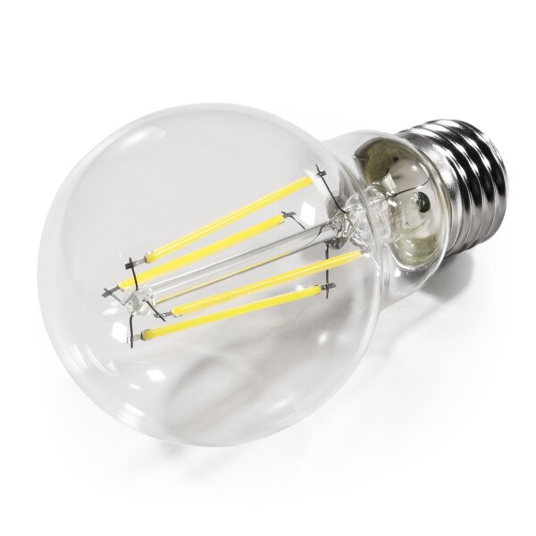 LED Filament Gl&uuml;hlampe McShine Filed, 3000K, E27, 4W, 840lm, 230V, warmwei&szlig;