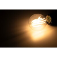 LED Filament Gl&uuml;hlampe McShine Filed, 3000K, E27, 4W, 840lm, 230V, warmwei&szlig;