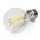 LED Filament Gl&uuml;hlampe McShine Filed, 3000K, E27, 4W, 840lm, 230V, warmwei&szlig;