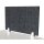 Trennwand-Set imstande, 1x Akustik-Trennwand 60x40cm, 1x Clip wei&szlig;, 2er-Pack