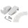 Trennwand-Set imstande, 1x Akustik-Trennwand 60x40cm, 1x Clip wei&szlig;, 2er-Pack
