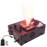 Nebelmaschine IBIZA ERUPTION-1500, vertikal/horizontal, 1500W, RGB-Beleuchtung