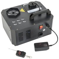 Nebelmaschine IBIZA SPRAY-COLOR-1000, 1000W, mit RGB-Beleuchtung