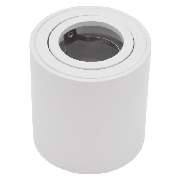 Aufbaurahmen McShine KL-80 wei&szlig;, &Oslash;xH 80x84mm, schwenkbar, f&uuml;r z.B. GU10