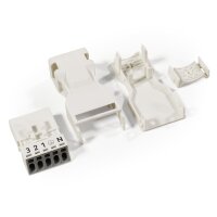 Stecker mit Zugentlastungsgeh&auml;use WAGO, 5-polig,...