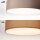 Deckenleuchte EINLICHT Fabric f&uuml;r 2x E27, &Oslash;38cm, Taupe, Stoffschirm