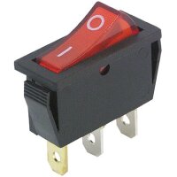 Wippenschalter McPower, beleuchtet, 3-polig, 250V~/15A,...