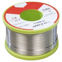 L&ouml;tzinn auf Rolle, 1mm, 500g, bleifrei (99% Sn 1% Cu...