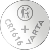Lithium-Knopfzelle VARTA Electronics, CR 1616, 55mAh, 3V...