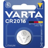 Lithium-Knopfzelle VARTA Electronics, CR 2016, 90mAh, 3V,...